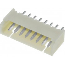 A1250WV-8P; Socket; wire-board; male; 1.25mm; PIN: 8; THT; 125V; 1A; tinned; JOINT TECH