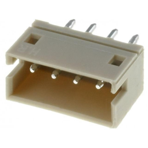 A1500WV-4P; Socket; wire-board; male; 1.5mm; PIN: 4; THT; 100V; 1A; tinned; 20mΩ; JOINT TECH