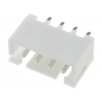 A2501WV-4P1; Wire-board; socket; male; A2501; 2.5mm; PIN: 4; THT; 250V; 3A; tinned; JOINT TECH