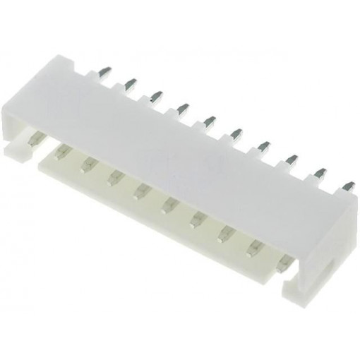 A2501WV-10P1; Wire-board; socket; male; A2501; 2.5mm; PIN: 10; THT; 250V; 3A; tinned; JOINT TECH