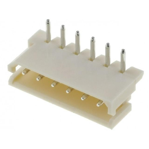A2506WR-6P; Wire-board; socket; male; A2506; 2.5mm; PIN: 6; THT; 250V; 3A; tinned; JOINT TECH
