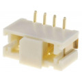 NXW-04SMD; Socket; wire-board; male; 2mm; PIN: 4; SMT; 1A; tinned; -25÷85°C; 100V; NINIGI NXW-04SMD; Socket; wire-board; male; 2mm; PIN: 4; SMT; 1A; tinned; -25÷85°C; 100V; NINIGI