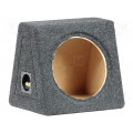 C1015; Car loudspeaker enclosure; MDF; black melange; textil; 15l; 250mm; BASSER C1015; Car loudspeaker enclosure; MDF; black melange; textil; 15l; 250mm; BASSER