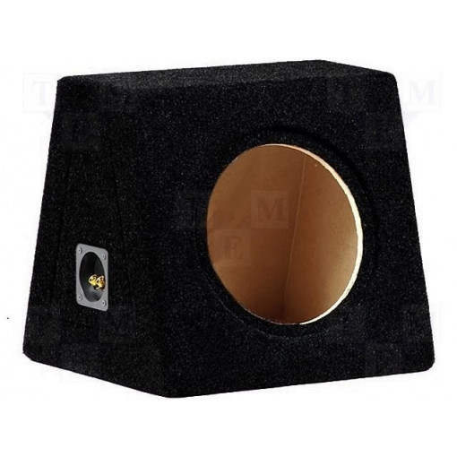 C1030 BLACK; Car loudspeaker enclosure; MDF; black; textil; 30l; 250mm; BASSER