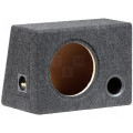 B1035; Car loudspeaker enclosure; MDF; black melange; textil; 35l; 250mm; BASSER