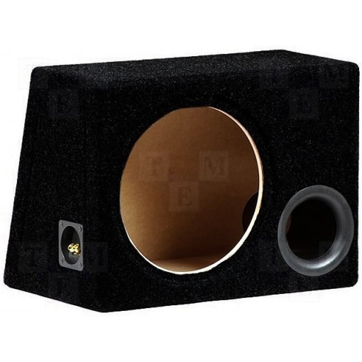 B1240 BLACK; Car loudspeaker enclosure; MDF; black; textil; 40l; 300mm; BASSER