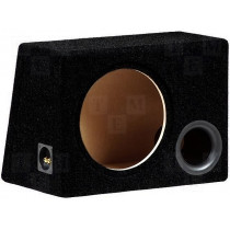 B1250 BLACK; Car loudspeaker enclosure; MDF; black; textil; 50l; 300mm; BASSER