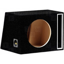 B1250S BLACK; Car loudspeaker enclosure; MDF; black; textil; 50l; 300mm; BASSER