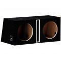 B1250SX2 BLACK; Car loudspeaker enclosure; MDF; black; textil; 50+50l; 300mm; BASSER B1250SX2 BLACK; Car loudspeaker enclosure; MDF; black; textil; 50+50l; 300mm; BASSER