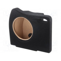 ; Car loudspeaker enclosure; MDF; black; textil; 15l; 250mm; 272mm; BASSER
