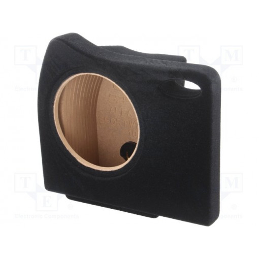 ; Car loudspeaker enclosure; MDF; black; textil; 15l; 250mm; 272mm; BASSER