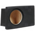 ; Car loudspeaker enclosure; MDF; black; textil; 15l; 250mm; 286mm; BASSER