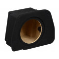 ; Car loudspeaker enclosure; MDF; black; textil; 15l; 250mm; 286mm; BASSER