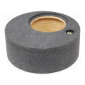 ; Car loudspeaker enclosure; MDF; gray melange; textil; 38l; 300mm; BASSER