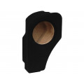 ; Car loudspeaker enclosure; MDF; black; textil; 8l; 200mm; 217mm; BASSER