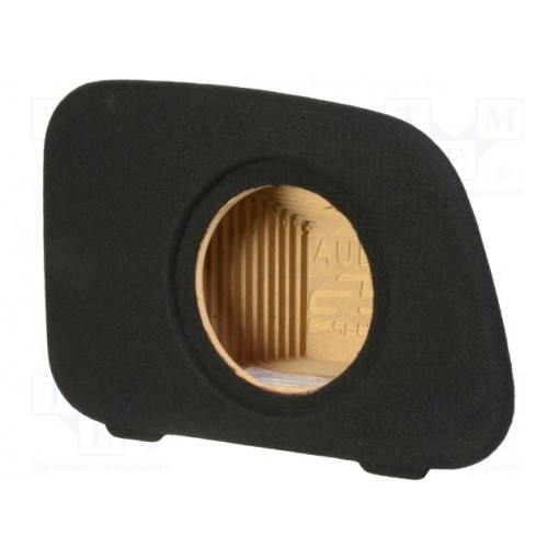 ; Car loudspeaker enclosure; MDF; black; textil; 8l; 200mm; 222mm; BASSER
