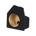 ; Car loudspeaker enclosure; MDF; black; textil; 15l; 250mm; 272mm; BASSER
