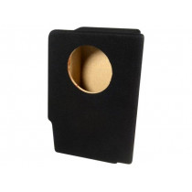; Car loudspeaker enclosure; MDF; black; textil; 10l; 200mm; 182mm; BASSER