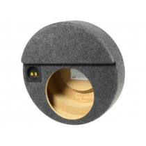 FELGA 18; Car loudspeaker enclosure; MDF; gray melange; textil; 15l; 250mm; BASSER