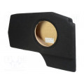 ; Car loudspeaker enclosure; MDF; black; textil; 15l; 250mm; 272mm; BASSER