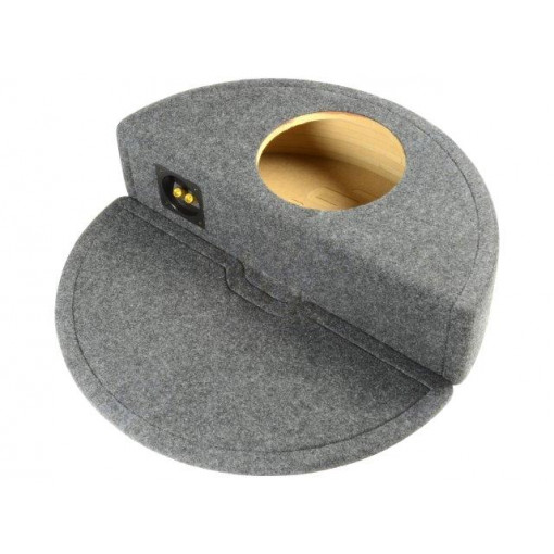 KOLO 540X140; Car loudspeaker enclosure; MDF; gray melange; textil; 10l; 200mm; BASSER