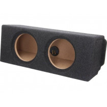 ; Car loudspeaker enclosure; MDF; black melange; textil; 16l; 200mm; BASSER