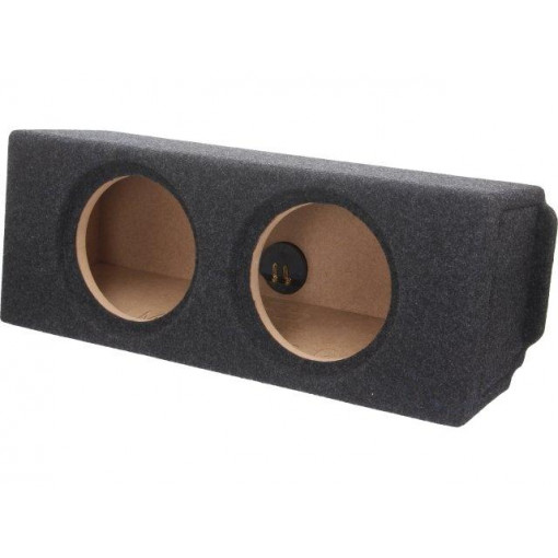 ; Car loudspeaker enclosure; MDF; black melange; textil; 16l; 200mm; BASSER