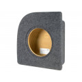 ; Car loudspeaker enclosure; MDF; gray melange; textil; 15l; 250mm; BASSER