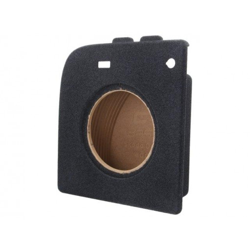 ; Car loudspeaker enclosure; MDF; gray melange; textil; 15l; 250mm; BASSER