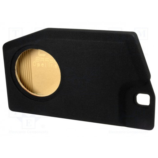 ; Car loudspeaker enclosure; MDF; black; textil; 15l; 250mm; 272mm; BASSER