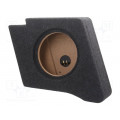 ; Car loudspeaker enclosure; MDF; black melange; textil; 15l; 250mm; BASSER