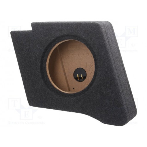 ; Car loudspeaker enclosure; MDF; black melange; textil; 15l; 250mm; BASSER