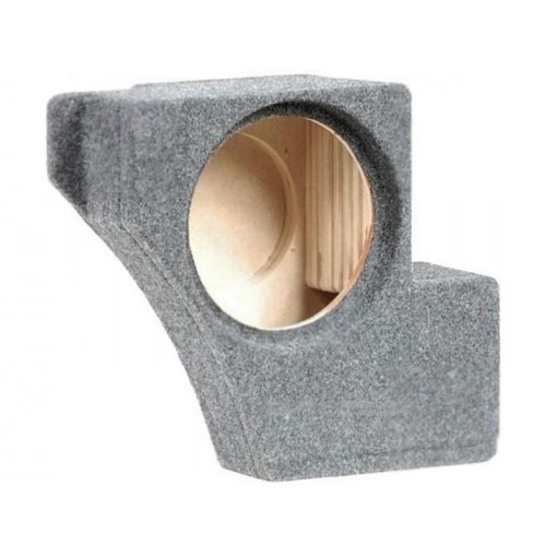 ; Car loudspeaker enclosure; MDF; gray melange; textil; 15l; 250mm; BASSER