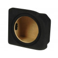 ; Car loudspeaker enclosure; MDF; black; textil; 15l; 250mm; 286mm; BASSER