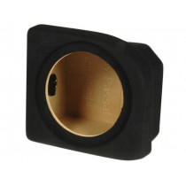 ; Car loudspeaker enclosure; MDF; black; textil; 15l; 250mm; 286mm; BASSER