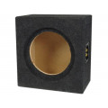 ; Car loudspeaker enclosure; MDF; grey; textil; 8l; 200mm; 222mm; VW; BASSER
