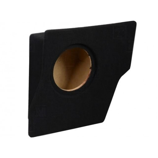 ; Car loudspeaker enclosure; MDF; black; textil; 8l; 200mm; 217mm; VW; BASSER