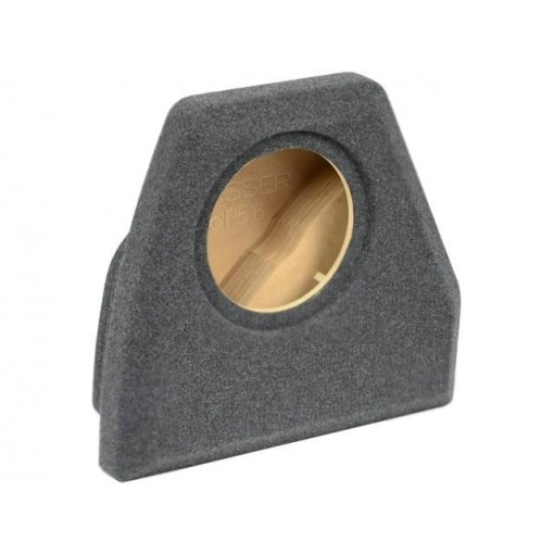 ; Car loudspeaker enclosure; MDF; gray melange; textil; 15l; 250mm; BASSER