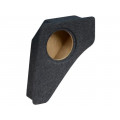 ; Car loudspeaker enclosure; MDF; black melange; textil; 8l; 200mm; BASSER