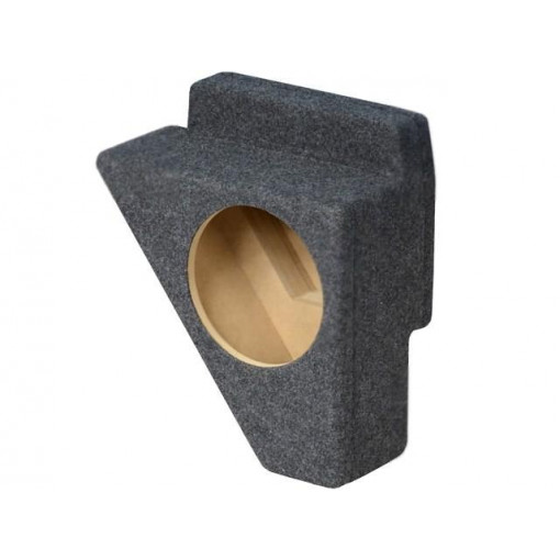 ; Car loudspeaker enclosure; MDF; gray melange; textil; 8l; 200mm; BASSER