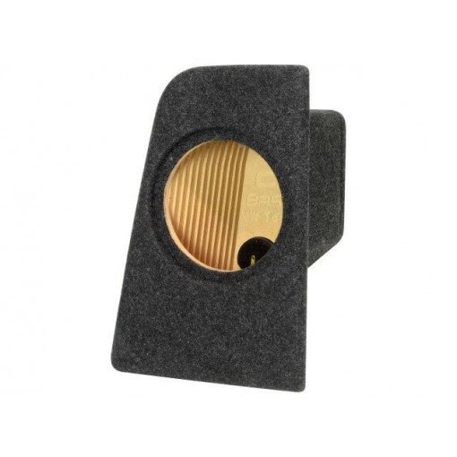 ; Car loudspeaker enclosure; MDF; black melange; textil; 8l; 200mm; BASSER