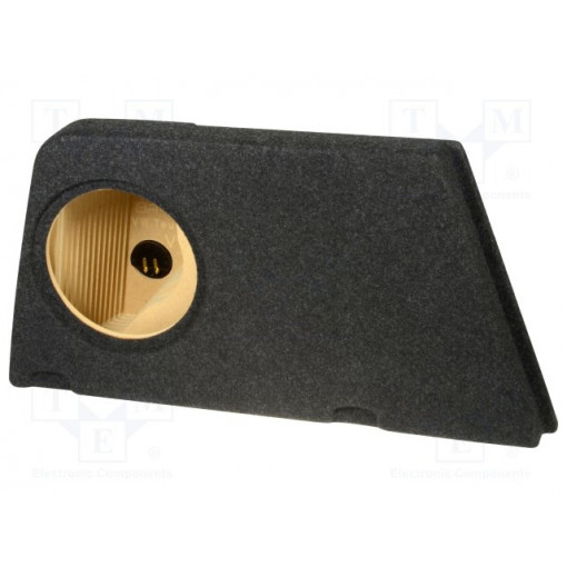 ; Car loudspeaker enclosure; MDF; black melange; textil; 15l; 250mm; BASSER