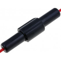 ; Fuse holder; cylindrical fuses; 5x30mm,6,3x32mm; 0.75m2; red; 4CARMEDIA