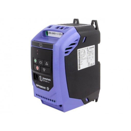 ODE-3-120043-1F12; Vector inverter; Max motor power: 0.75kW; Usup: 200÷240VAC; IN: 4; INVERTEK DRIVES