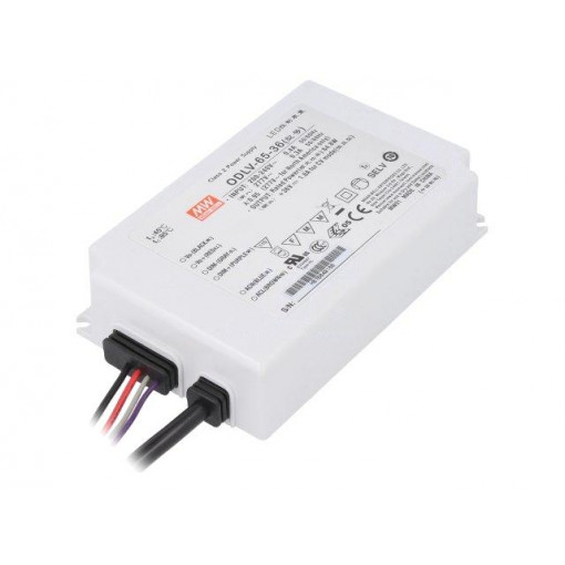 ODLV-65-36; Power supply: switched-mode; LED; 65W; 36VDC; 1.8A; 180÷295VAC; MEAN WELL
