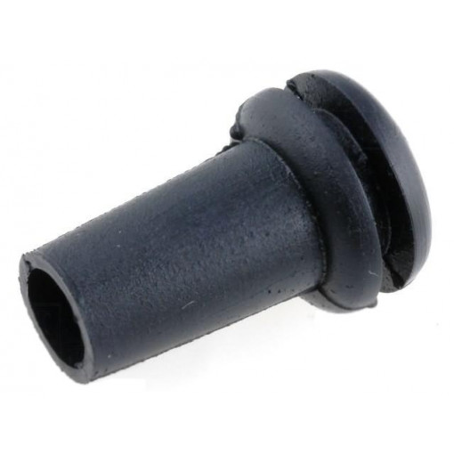 ; Strain relief; Ømount.hole: 9.5mm; Øhole: 6.4mm; PVC; black; ESSENTRA ; Strain relief; Ømount.hole: 9.5mm; Øhole: 6.4mm; PVC; black; ESSENTRA