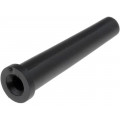 ; Strain relief; Ømount.hole: 7.5mm; Øhole: 4mm; PVC; black; L: 38.9mm; ESSENTRA