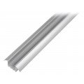 OF-PROFLESTO; Profiles for LED modules; transparent; recessed; L: 1m; aluminium; OPTOFLASH