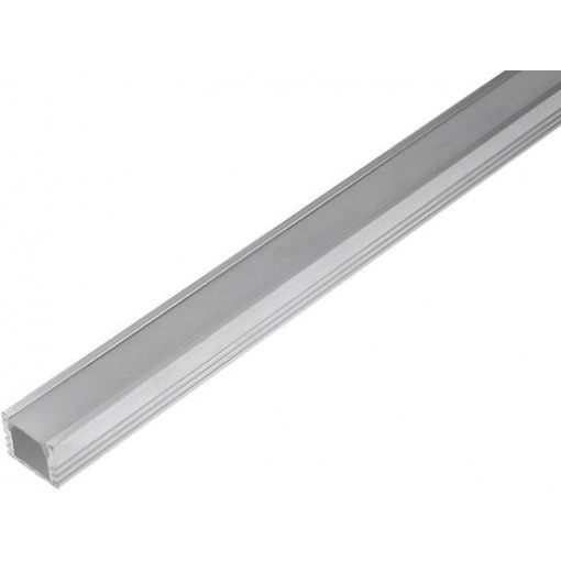 OF-PROFPDS4ALU-2; Profiles for LED modules; transparent; surface,recessed; L: 2m; OPTOFLASH OF-PROFPDS4ALU-2; Profiles for LED modules; transparent; surface,recessed; L: 2m; OPTOFLASH