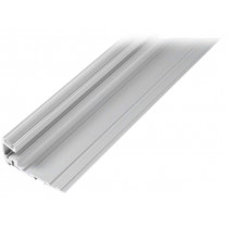 OF-PROFSTEP-2; Profiles for LED modules; transparent; step; L: 2m; aluminium; OPTOFLASH OF-PROFSTEP-2; Profiles for LED modules; transparent; step; L: 2m; aluminium; OPTOFLASH
